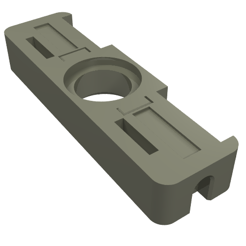 Lego Technic Flex Cable End Double with Pin Connection