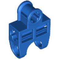 Lego Technic Axle Connector 2 x 3 with Ball Socket, Open Sides / Blue