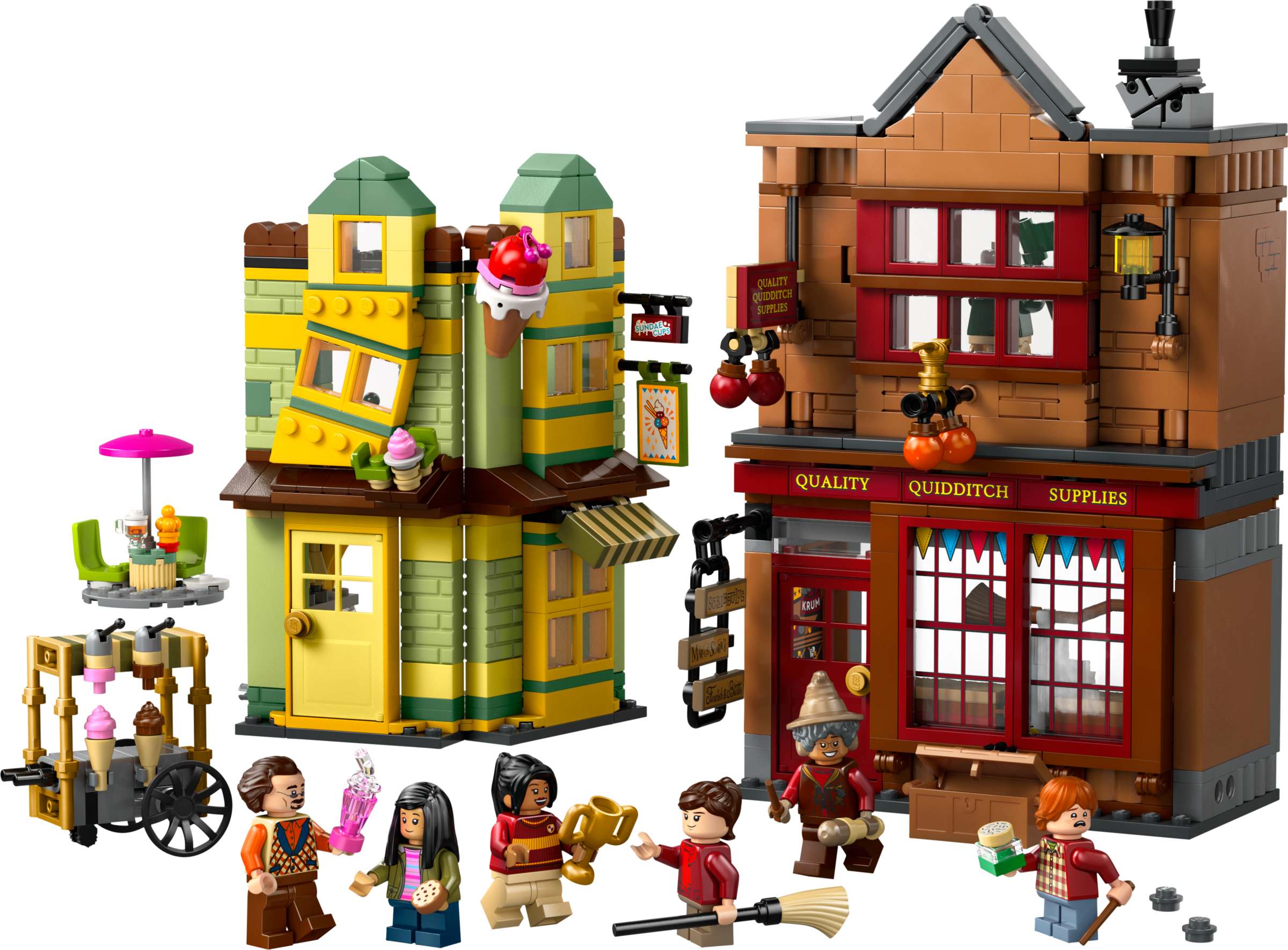 Lego Quality Quidditch Supplies & Ice Cream Parlour