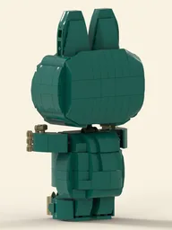 Cute Monster Brick Figure