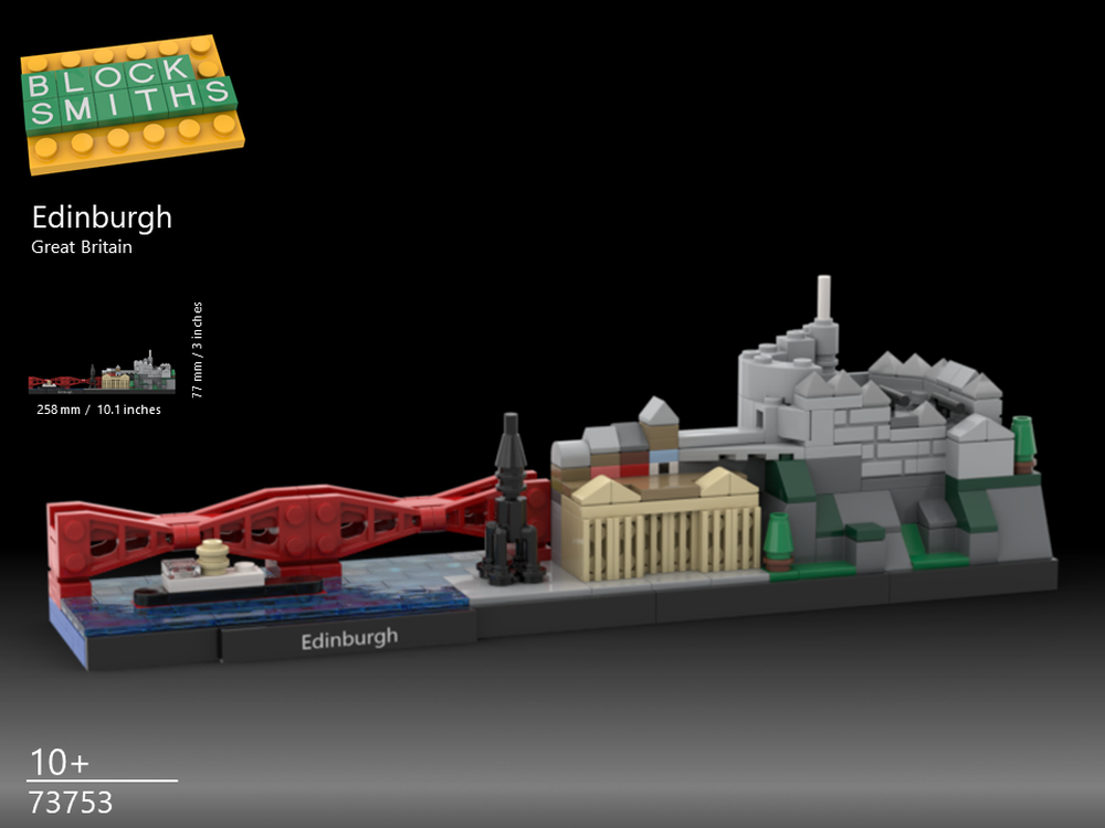 Lego Architecture - Edinburgh Skyline