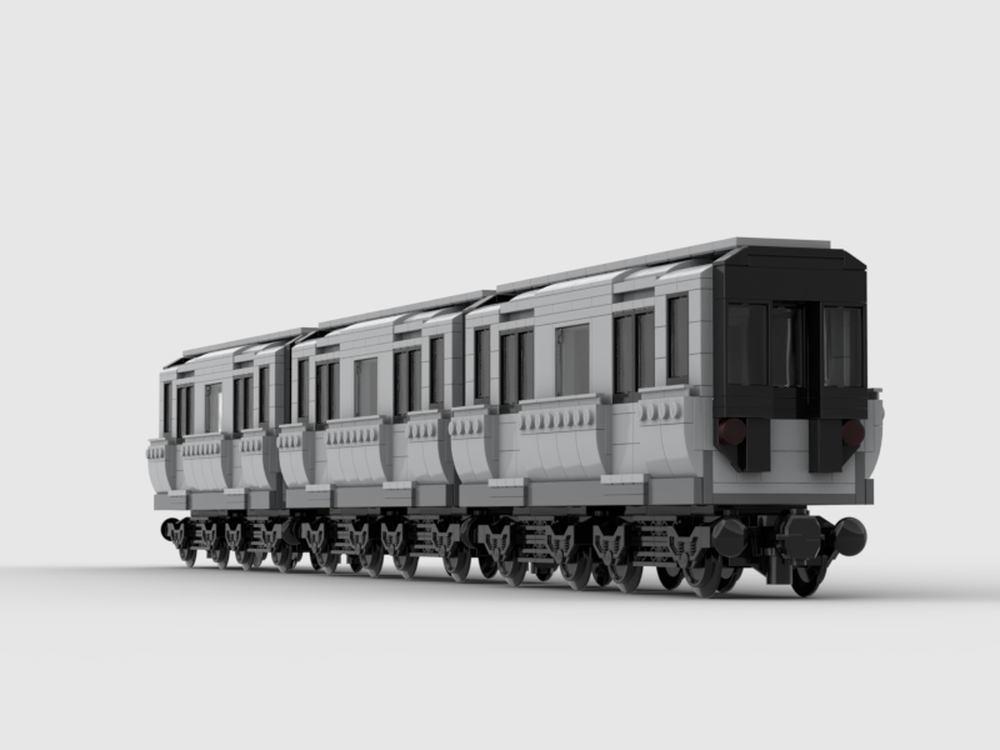 Lego NYC style subway moc