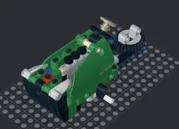 John Deere 42136 with the engine of 42132 motorcycle
