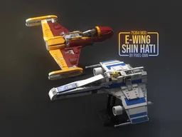 PiXEL-DANs - 75364 E-Wing / Shin Hati Starfighter Modifications incl Display Stand