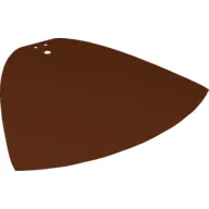 Large Figure Cape, 3 Holes / Reddish Brown