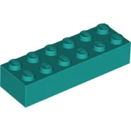 Brick 2 x 6 / Dark Turquoise