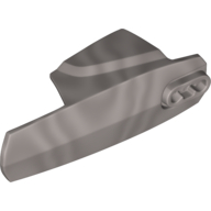 Lego Large Figure Limb Cover, Size 8, Armor with Ball Joint Socket / Flat Silver