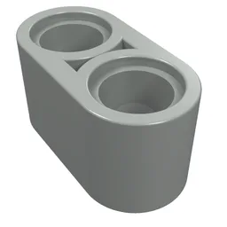 Technic Beam 1 x 2 Thick / Light Gray