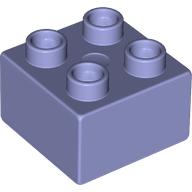 Lego Duplo Brick 2 x 2 / Light Lilac