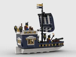 Blue Imperial Sailboat