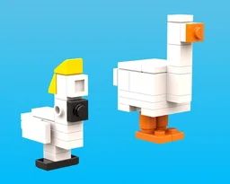 Crossy Road - Mini Cockatoo and Goose Mascots