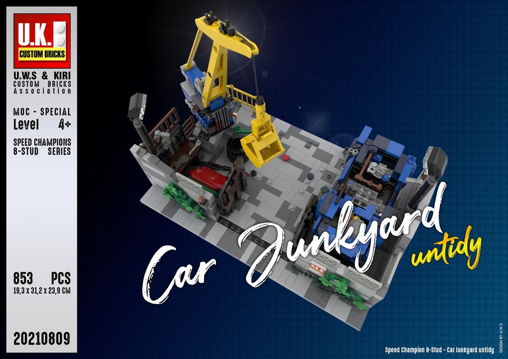 Lego Speed Champion Car Junkyard