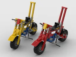 Classic Technic Motor Bikes