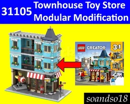 Townhouse Toy Store Modular Modification (31105)