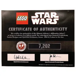 Certificate of Authenticity for Set 10179 Limited Edition / [No Color/Any Color]