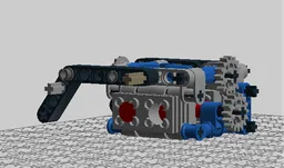 Flat 4 Engine with engine mounts