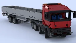 Lego technic Truck 8x2x6 (D12) with trailer