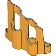 Technic Panel Fairing # 1 Large Short, Large Holes, Side A / Medium Orange