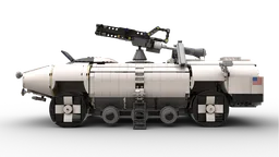 Space Force Lunar Tank with functional cannon