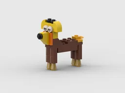 A simple dog created from the set 11013