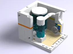 Modular living container -> water treatment container