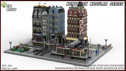 NEXTBrick System Modular Train Station