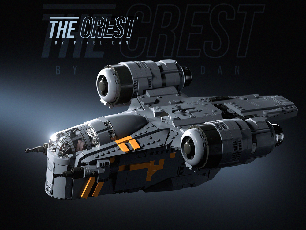 Lego PiXEL DAN’s THE CREST – a 75292 Playscale UCS-Style Modification