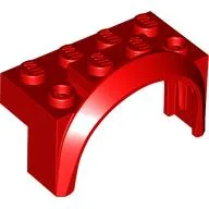 Wheel Arch, Mudguard 4 x 2 x 2 1/2 / Red