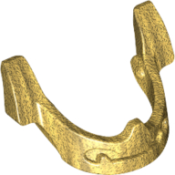 Lego Headwear Accessory Visor / Chin Guard / Pearl Gold