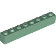 Lego Brick 1 x 8 / Sand Green