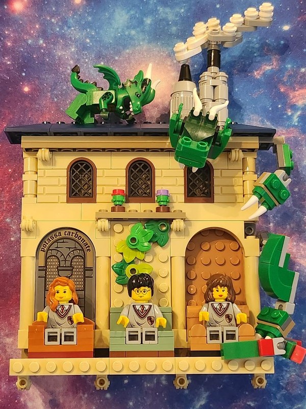 Lego Fairy Door Harry Pot Theme (Postcard)