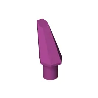 Large Figure Barb / Horn, Faceted Spike / Magenta