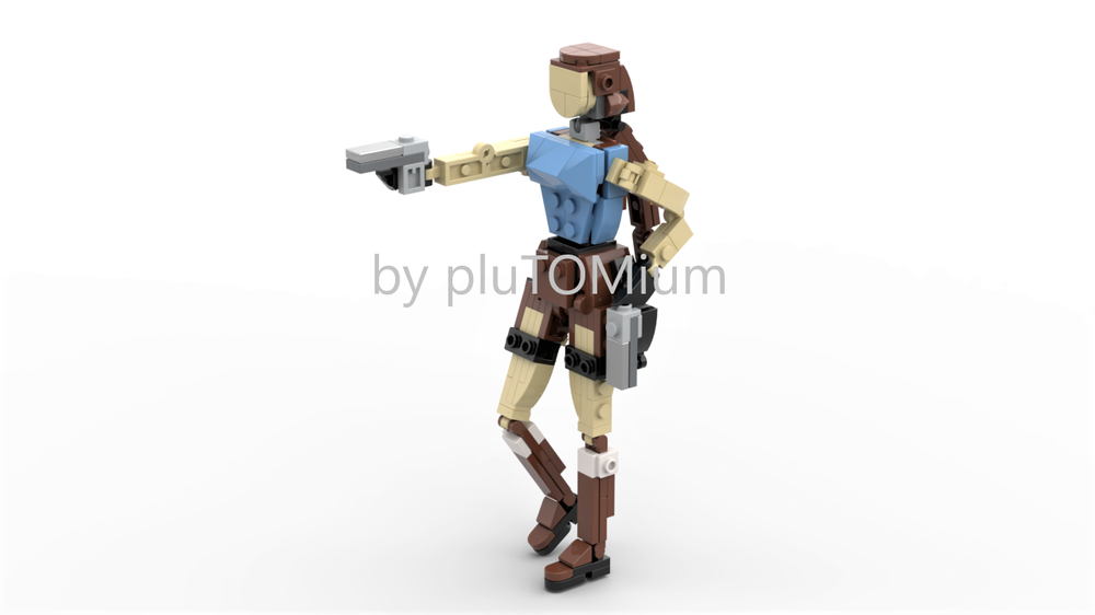 Lego Lara Croft Articulated Figure