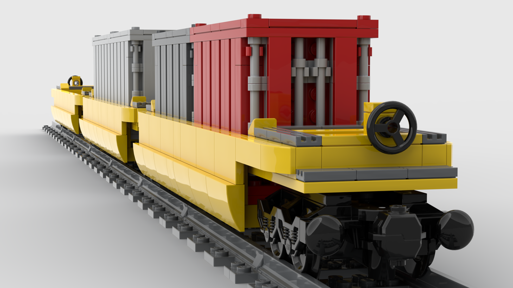 Lego TTX Well Cars + Containers