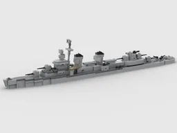USS fletcher(DD-445) 1/300 scale