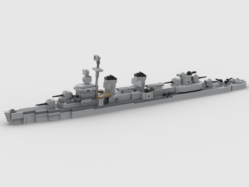 Lego USS fletcher(DD-445) 1/300 scale
