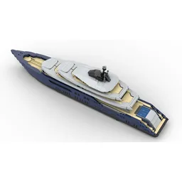 Luxury Yacht (Mini Scale)