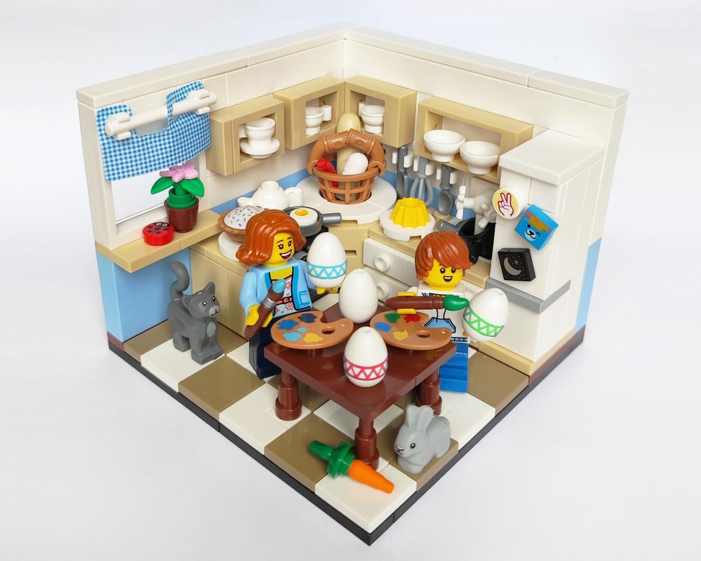 Lego Painting Easter Eggs
