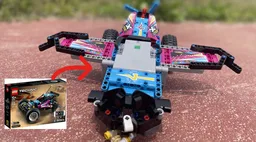 lego 42124 MOC Propeller fighter