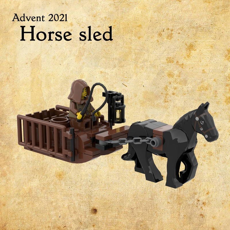 Lego Horse sled