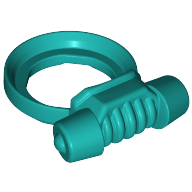 Lego Minifig Neckwear Scuba Breathing Regulator / Dark Turquoise