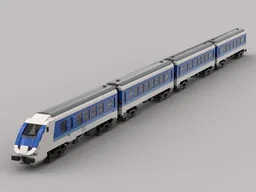 Interregio from the German Federal Railway with control car
