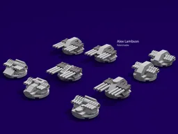 Octuple Barbette Turbolaser for LEGO ISD (75252)