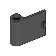 Door 1 x 3 x 2 Left / Black