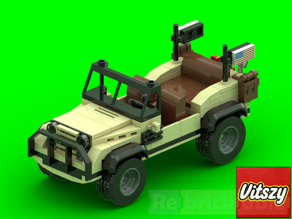 Lego Military Jeep
