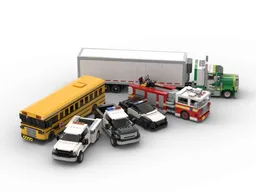 Service Vehicle Pack #2 - Set of Six Vehicles