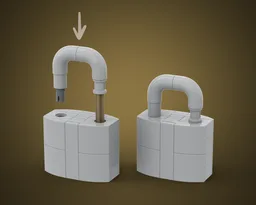 Working Padlock
