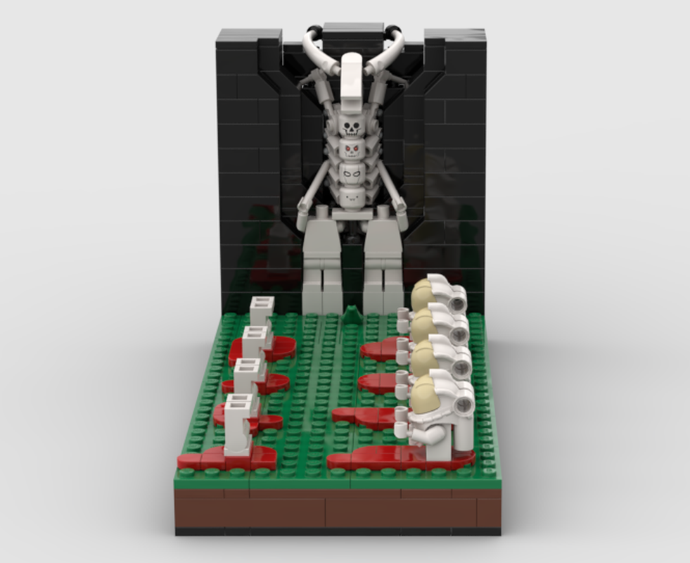 Lego Darkness Devil appears (chainsaw man)