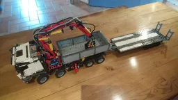 Lowboy trailer