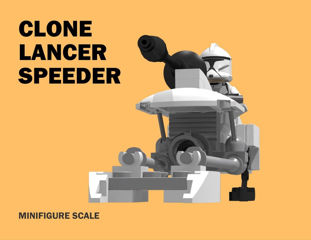 Lego clone lancer speeder